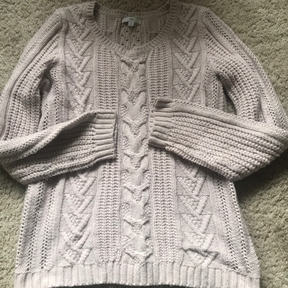 Lavender Gap size medium sweater